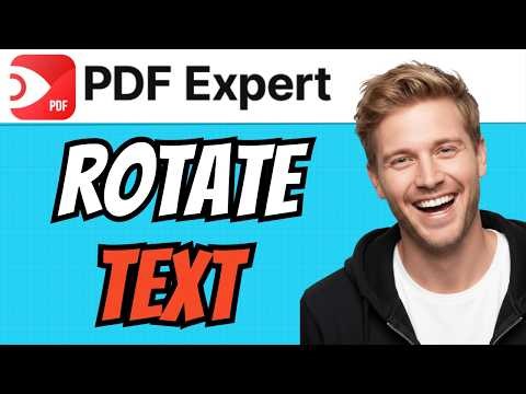 How To ROTATE TEXT In PDF Expert (QUICK & EASY) 2026