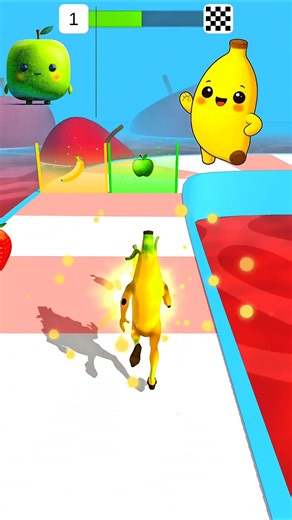 SWEET BANANA 🍌 GAMEPLAY #3D #game #funnyvideo #어몽 #어몽어스