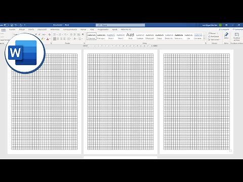 How to make a GRID SHEET in WORD