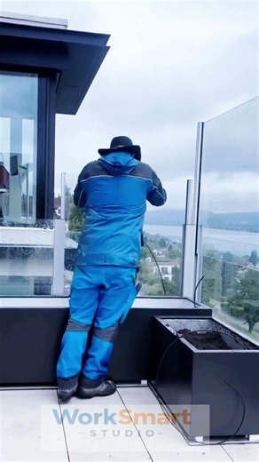 Modern Balcony Solution Against Wind | Lift-up Railing with One Motion