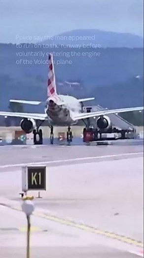 Man dies after being sucked into plane engine