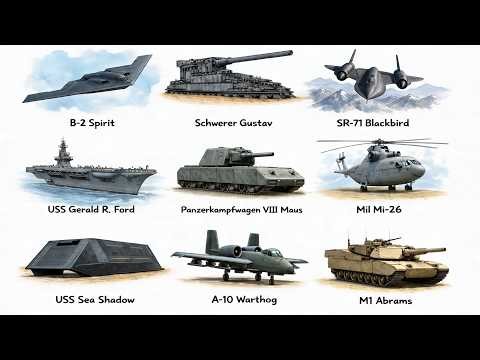 The LARGEST Military Machines Explained In 10 Minutes