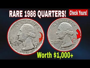 Most Rare & Valuable 1986 Washington Quarters | Top 2 Error Coins Worth BIG Money!