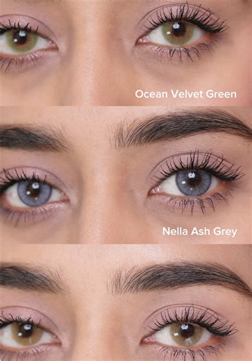 So comfy and pretty 😍 Loving these @OLENS Global Official shades! . . Don’t forget to use my code TEENA8943 for 10% off your OLEMS order✨ #olens #coloredcontacts #makeup #viral #contactlenses