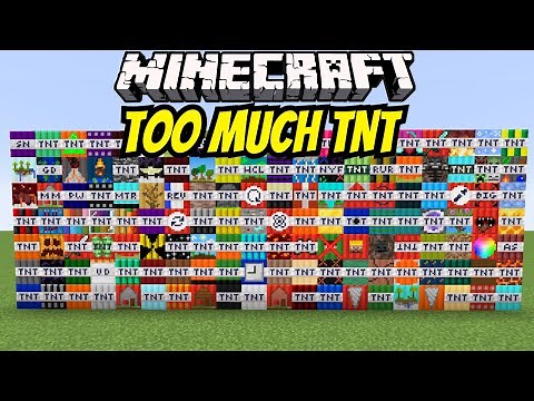 Too Much TNT Mod | Minecraft 1.21 (100+ TNT)