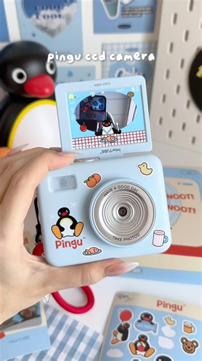 martube pingu ccd camera 🐧📸 #digicam #ccd #digitalcamera #camera #pingu #unboxing #cute