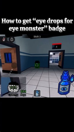 “Eye drops for eye monster” achievement complete #animalhospital #animalhospitalroblox #robloxfyp