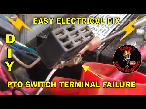 Husqvarna Riding Mower DIY Electrical Repair On A YTH 24K48 Kohler Courage Twin Cylinder PTO Wiring