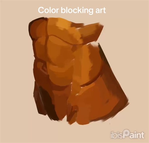 Color Blocking Art by a Black Artist