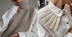 L'astuce mode pour cet hiver : 7 cols amovibles à tricoter soi-même