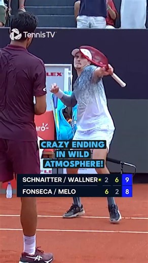 From match point down 🥶 Fonseca & Melo send Rio into a FRENZY! | Tennis TV