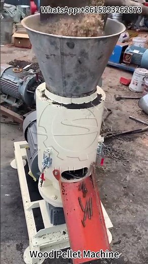 Wood Pellet Machine in Action – Efficient Biomass Pellet Production for Sustainable Energy!