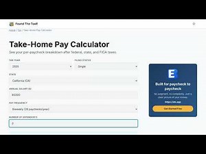 How to Use the Take-Home Pay Calculator