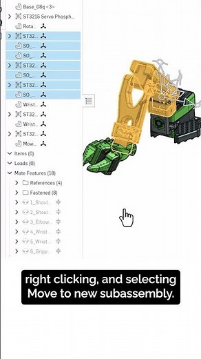 Create New Subassembly in Assembly