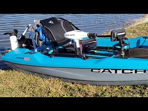 pelican CATCH PWR 100 vs trolling motor 55# minn kota riptide variable speed