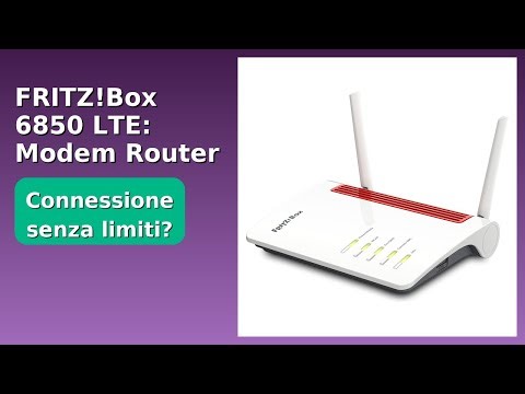 RECENSIONE (2025) : FRITZ!Box 6850 LTE: Modem Router 4G/3G. DETTAGLI ESSENZIALI