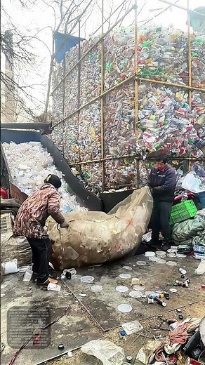 Transforming Trash: How Recycling Workers Turn Plastic Waste into Resources