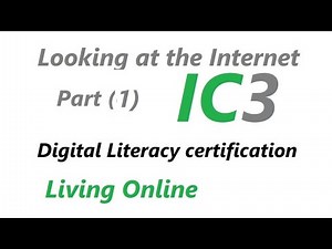 IC3 | شرح كامل كورس أساسيات الحاسب والأنترنت | Living Online | ج1