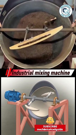 Industrial mixing machine #viral #automobile #autocadblocks #machine #engineblock #foryou #diy