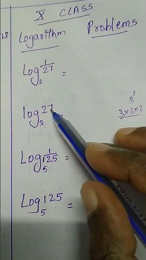 10th class maths|Logarithmic Problems -1