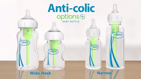 Dr. Brown's Good Start Baby Formula Powder, 30.6 Ounce & Natural Flow Anti-Colic Options+ Narrow Baby Bottle, Pig & Frog, 8 oz/250 mL, with Level 1 Slow Flow Nipple, BPA Free, 0m+, 2-Pack