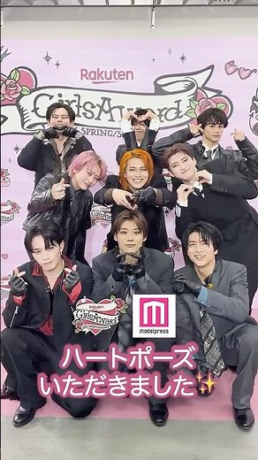 【🌹Rakuten GirlsAward 2026 S/S🍒🩷】We caught up with the members of Bullet Train backstage at GirlsA...