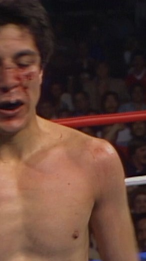 Damn near broke his nose! #RayMancini #Boxing #Highlights | Top Rank Boxing: The Vault