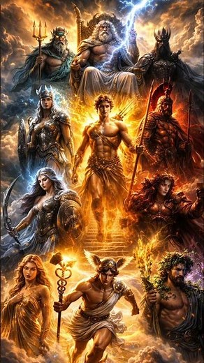 12 Greek Gods & Their Powers Explained⚡#greekmythology #shorts #greekgods