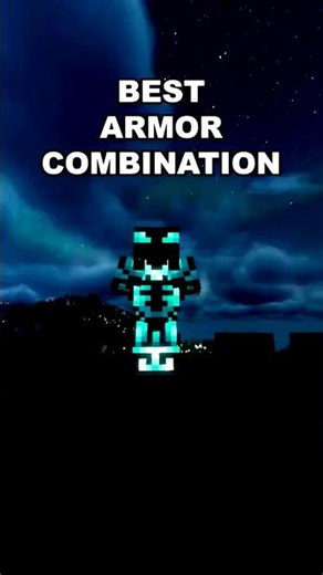 Best Armor Combination in Minecraft #shorts #minecraft #combination
