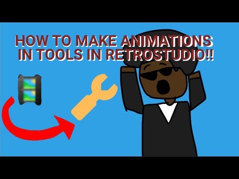HOW TO RUN ANIMATIONS IN TOOLS IN RETROSTUDIO!