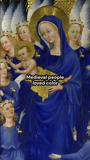 Expectations vs Reality | People in the Middle Ages Loved Color #history #medieval #art #artwork
