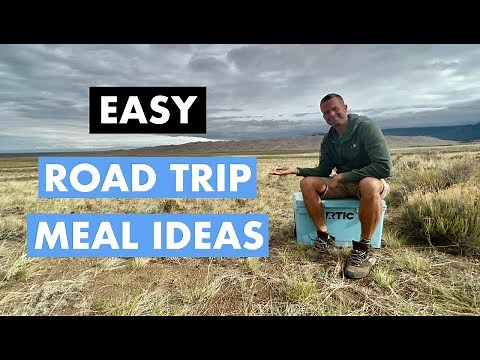 Easy road trip meal ideas | Outdoor Eats | Fast hiking, camping, backpacking recipes | Meals