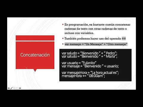 Concatenar en Programación - Curso de Programación y Algoritmos #4