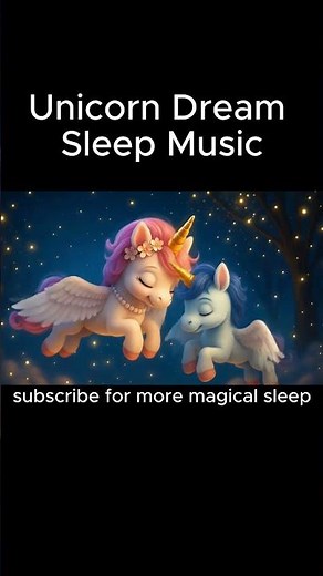 Unicorn Dream Sleep Music — Soft Fantasy Lullaby for Deep Rest & Healing ✨🌙 #disney