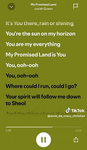 My Promise Land by Josiah Queen - Inspiring Christian Lyrics