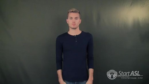 Watch how to sign 'war' in American Sign Language.