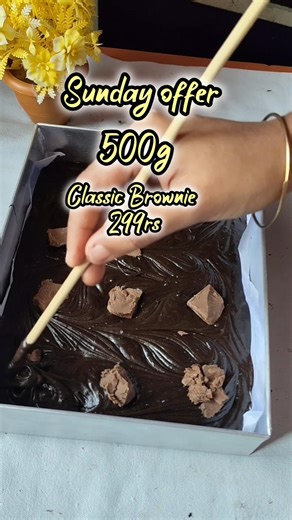 💥📍Sunday spl offer #shortsfeed #shorts #brownies #trending #viralvideo #brownies #offer #baking #yt