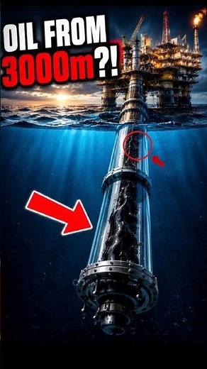 How Do They Drill Oil 3000 Feet Under The Ocean? 🌊