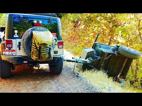 We Flipped Our Overland Trailer | Jeep Mountain Adventure