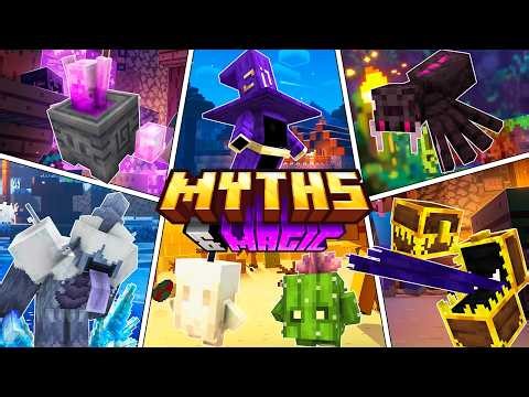 BEST MAGIC ADDON FOR MINECRAFT! - Myths & Magic Addon FREE 💲