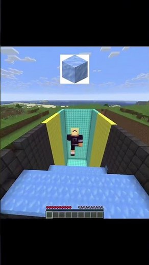 I Tested Every Block for Fall Damage in Minecraft! 🤯 || #Minecraft #MinecraftShorts #shrots