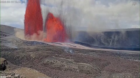 Hawaii’s Kilauea volcano erupts, shooting lava fountains 1,000 feet into the air