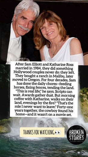 ‎After Sam Elliott and Katharine Ross married in 1984... #shorts #shortsvideo #actor #news