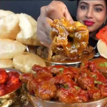 ASMR: EATING SPICY MUTTON CURRY🔥 PURI/LUCHI || #shorts #mukbangn#asmreating #mukbangasmr #asmr