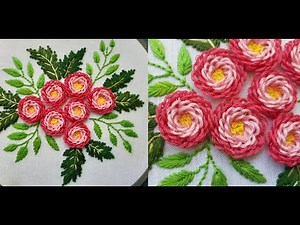 Looped Blanket Stitch Flowers | Hand Embroidery Tutorial - for beginners - Lesson 11