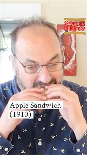 Barry W. Enderwick on Instagram: "Perhaps after yesterday’s Banana and Liverwurst Sandwich I should be leery of fruit based sandwiches. Thankfully, today’s Apple Sandwich from 250 Meatless Menus and Recipes of 1910 has no curveball ingredients. In fact, it is a very nice refresher…especially after yesterday. Snag some Sandwiches of History hoodies, t-shirts, beanies, and more! https://www.sandwichesofhistory.com/merch ————————————————————— Buy your copy of Sandwiches of History: The Cookbook! ht