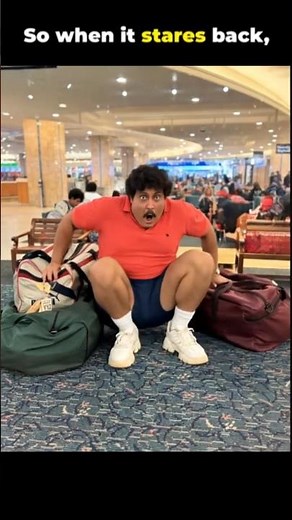 The Traveler Sculpted by Duane Hanson