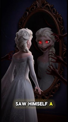 😈👁️‍🗨️🪞 Elsa's Dark Reflection: The Demon in the Mirror! | Halon Elsa