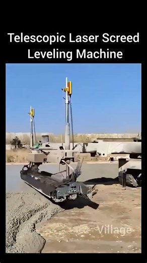 Telescopic Laser Screed Leveling Machine