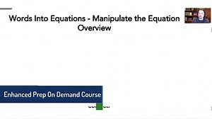 Words into Equations - Manipulate the Equation: Study.com SAT&REG; Math Exam Prep - Video | Study.com